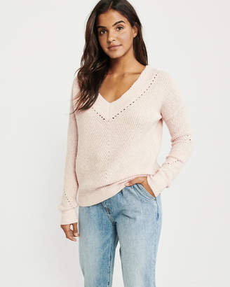Abercrombie pointelle sweater Outlet