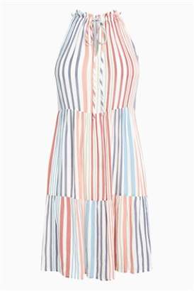 Next Womens Multi Stripe Sleeveless Dress
