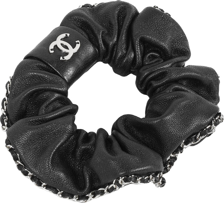 Chanel CC leather hair accessory - ShopStyle