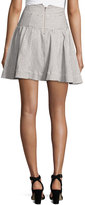 Thumbnail for your product : Nanette Lepore Seaspray Striped Corset Skirt, Cream/Indigo