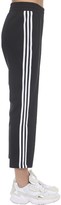 Thumbnail for your product : adidas 3 Stripe Woven Cropped Track Pants