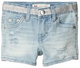 Thumbnail for your product : Levi's(r) Kids Denim Shorty Shorts (Little Kids) (Waltz) Girl's Clothing