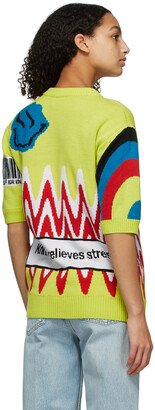 AGR SSENSE Exclusive Yellow Merino Wool Sweater