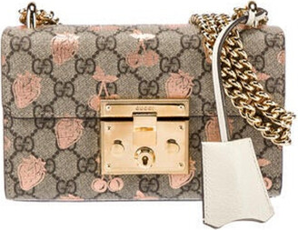 Gucci GG Supreme Leather Padlock Mini Crossbody Bag (SHF-sr3eos) – LuxeDH