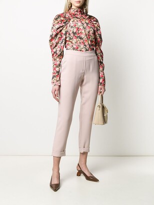 P.A.R.O.S.H. High-Waisted Cropped Trousers
