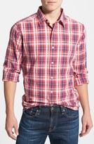 Thumbnail for your product : Swiss Army 566 Victorinox Swiss Army® 'Villamont' Tailored Fit Plaid Cotton & Linen Sport Shirt