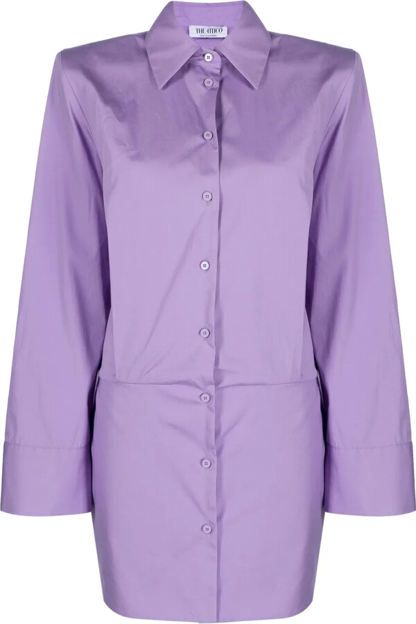 ATTICO Structured Cotton Shirt Dress