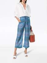 Thumbnail for your product : A Peace Treaty Arima cropped trousers