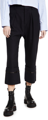 R 13 Long Rise Pants with Wide Cuff Pants