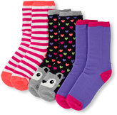 Thumbnail for your product : Children's Place Koala crew socks 3-pack