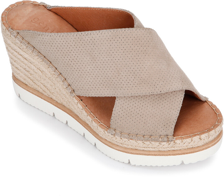 gentle souls judith leather wedge slides