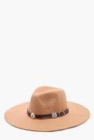 Thumbnail for your product : boohoo Cerys Western Belt Detail Fedora Hat