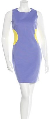 Lisa Perry Colorblock Sleeveless Dress