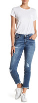 Thumbnail for your product : Jolt Raw Edge Skinny Jean (Juniors)