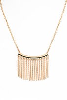 Thumbnail for your product : Rebecca Minkoff 'Spiked Enamel' Fringe Pendant Necklace