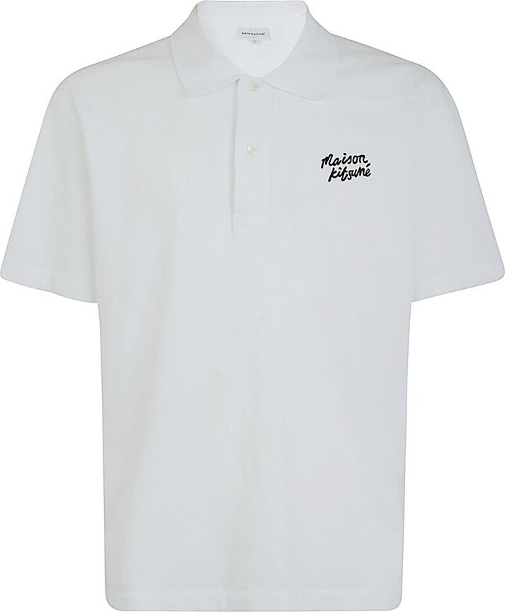 MAISON KITSUNÉ Handwriting Comfort Polo Shirt