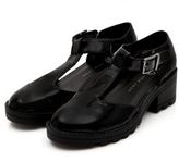 Thumbnail for your product : New Look Teens Black T-Bar Strap Block Heel Shoes