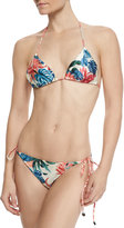 Thumbnail for your product : We Are Handsome Caiman Floral-Print String Bikini