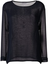 Thumbnail for your product : Yves Saint Laurent Pre-Owned 1990's Sheer Blouse