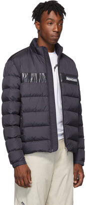 Moncler Navy Down Servieres Jacket - ShopStyle