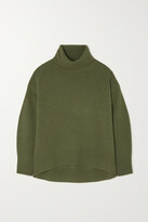 Thumbnail for your product : Arch4 + Net Sustain World's End Cashmere Turtleneck Sweater - Green