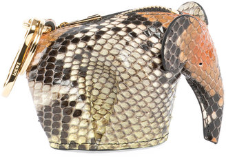 Loewe Python Elephant Bag Charm/Coin Purse