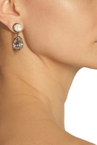 Thumbnail for your product : Givenchy Cone pendant earrings in mother-of-pearl and crystal