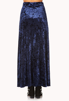 Thumbnail for your product : Forever 21 Enchanted Velveteen Maxi Skirt
