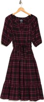 Thumbnail for your product : Angie Plaid Maxi Dress