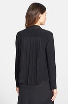 Thumbnail for your product : Komarov Chiffon Detail Open Front Jacket
