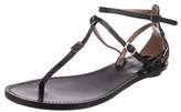 Thumbnail for your product : Sigerson Morrison Leather Strap Sandals