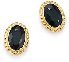Bloomingdale's Blue Sapphire Oval Stud Earrings in 14K Yellow Gold - 100% Exclusive