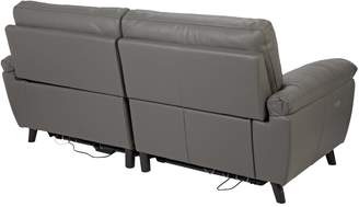 Argos Home Elliot 3 Seater Leather Mix Recliner Sofa
