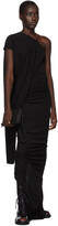 Thumbnail for your product : Rick Owens Lilies Black Single-Shoulder Gown