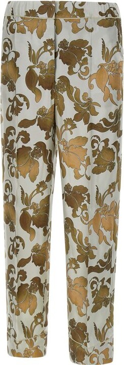 S Max Mara 'S Max Mara Leda Floral Patterned Trousers