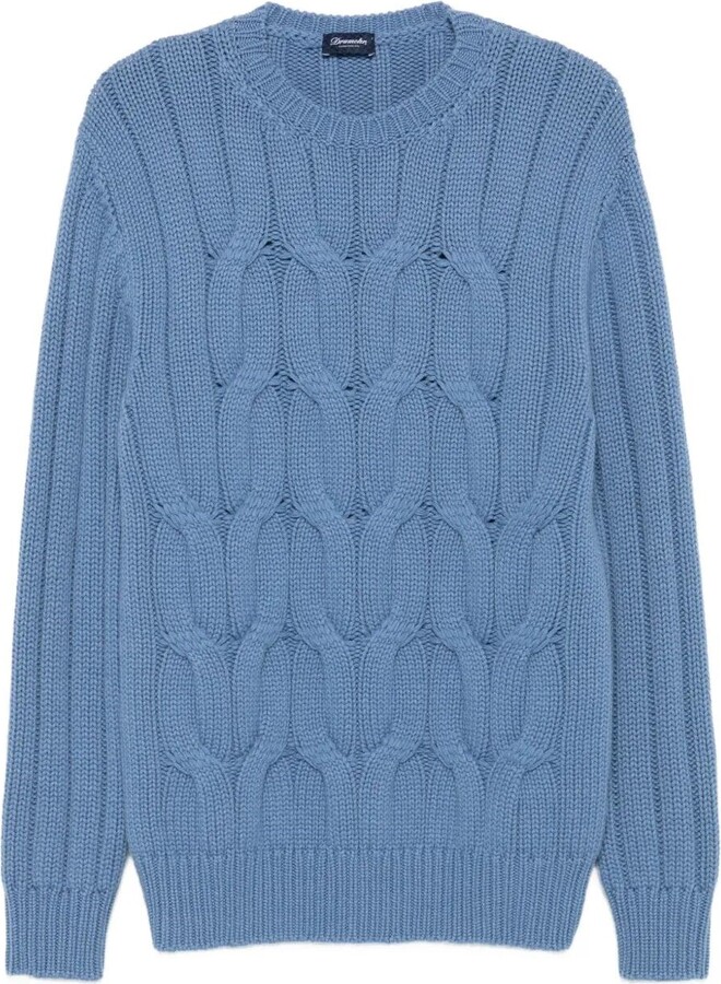 Drumohr Long Sleeve Crew-Neck Sweater