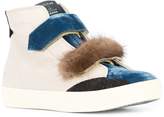 Thumbnail for your product : Leather Crown hi-top sneakers