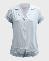 Thumbnail for your product : Eberjey Malou Lace-Trim Short Pajama Set
