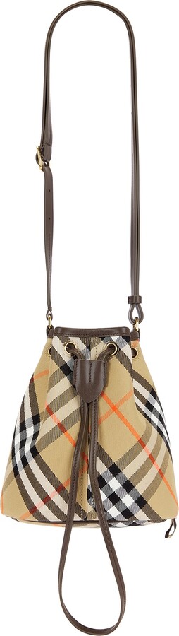 SALE!! BURBERRY◆LL MN DRAWSTRING DFC◆8109794155142 Burberry Ll Mn Drawstring Bucket Dfc Womens Bags - ShopStyle