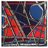 Thumbnail for your product : Kenzo Ribbon-Print Silk Scarf