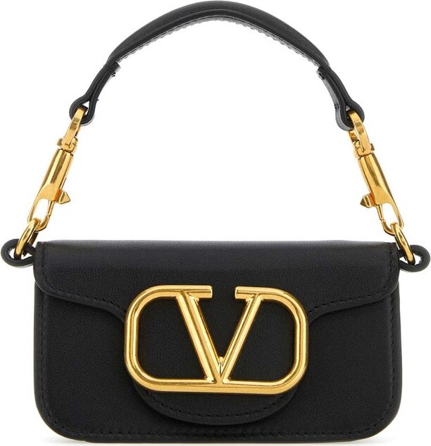 Valentino Garavani Stud Sign VLogo Plaque Shoulder Bag - ShopStyle