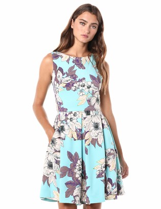 Taylor Dresses Women's Sleeveless Large Flower Print Dress