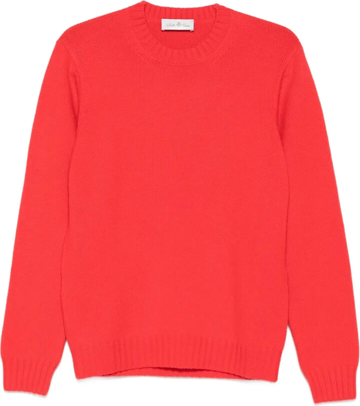 Della Ciana Crew-Neck Long-Sleeve Sweater