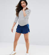 Thumbnail for your product : ASOS Maternity Scallop Hem Short