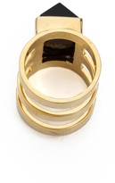 Thumbnail for your product : Paige Novick Isabelle Collection 3 Row Ring with Stone Inset