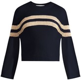 Thumbnail for your product : Veronica Beard Georgiana Crew-Neck Sweater