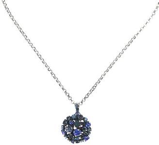 Konplott Women's Chain with Pendant Brass Ballroom Blue Glass 38 cm – 5450543475509