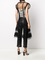 Thumbnail for your product : Molly Goddard Moss ruffled tulle dress