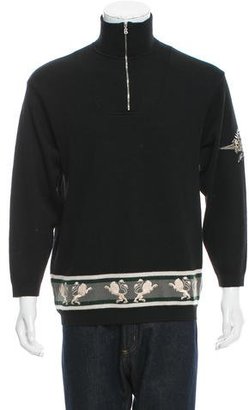 Bogner Embroidered Wool Sweater