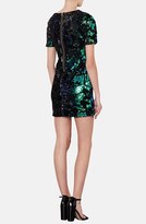 Thumbnail for your product : Topshop Sequin Velvet Shift Dress